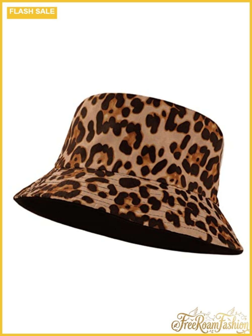 Reversible Packable Bucket Hat Cotton Polyester Sun Hat Adult Unisex
